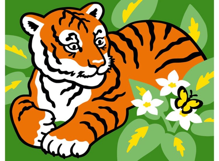 Фреска «Тигр и бабочка» — картинка 2