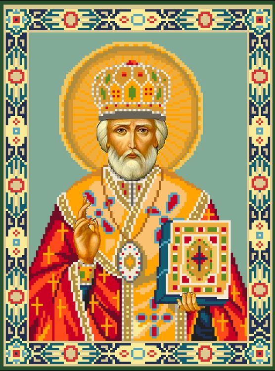 Алмазная вышивка «Николай Чудотворец» — картинка 2