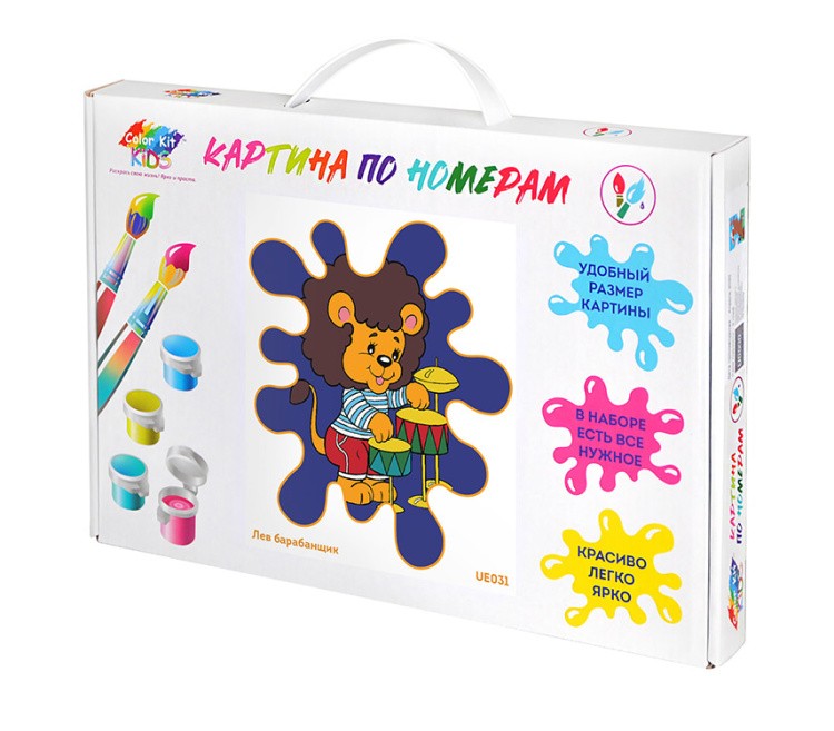 Картина по номерам «Лев барабанщик» — картинка 4