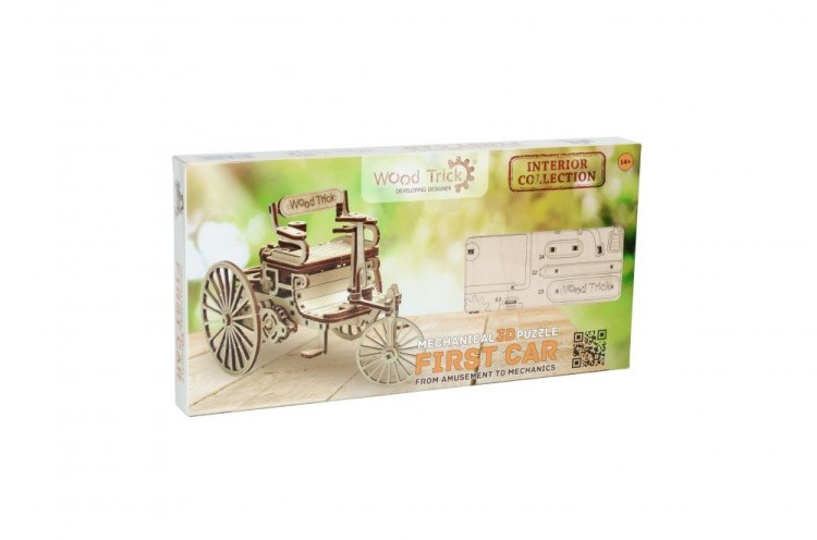 Конструктор из дерева «Первый автомобиль», Wood Trick — картинка 7