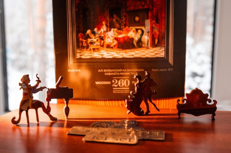 Деревянные пазлы DAVICI «А. Волынский на заседании кабинета министров (бол.)» — картинка 6