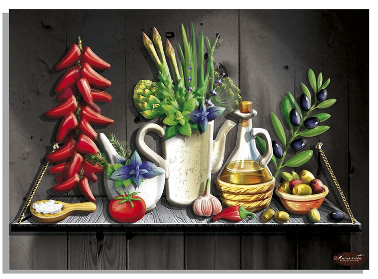 Набор папертоль «Пряные вкусности с перцем» 40x29 см — картинка 2