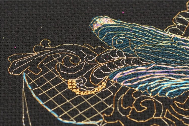 Набор для вышивания «Золотая стрекоза» — картинка 3