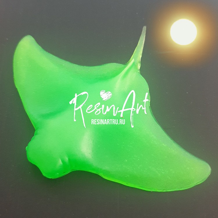 Люминофор — зеленый 10 г, ResinArt — картинка 2