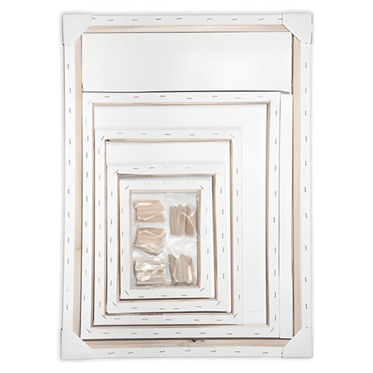 Холсты на подрамнике BRAUBERG ART CLASSIC, набор 5 шт., грунтованные, 100%хлопок, среднее зерно — картинка 6