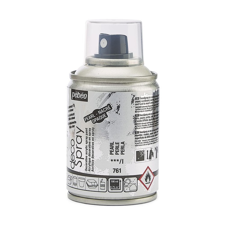 Краска на водной основе decoSpray, 093761 Жемчужный перламутровый — картинка 3