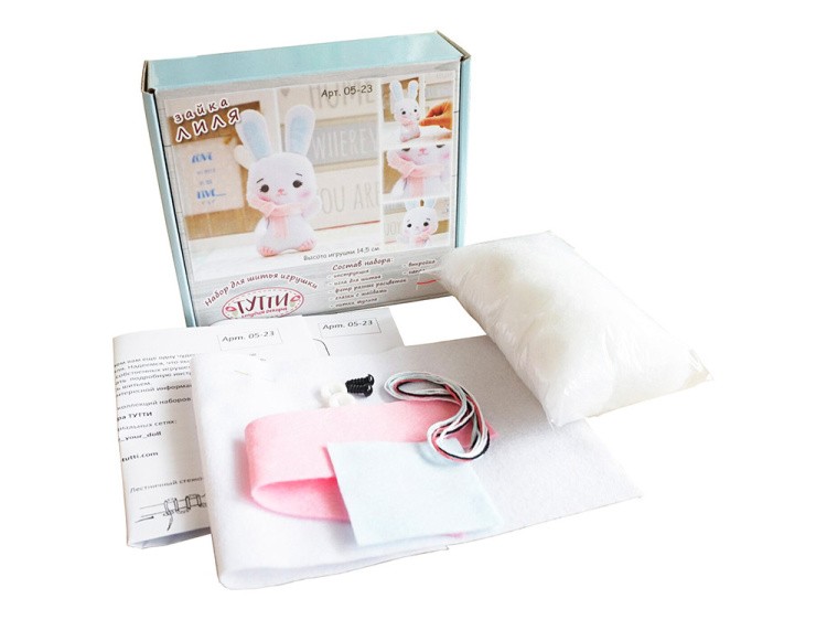 Набор для шитья игрушки «Зайка Лиля» — картинка 3