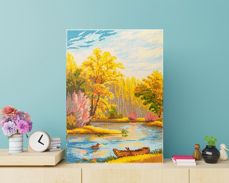 Алмазная вышивка «Осенний мотив» — картинка 3