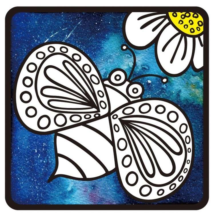 Аппликация цветной фольгой «Пчелка» — картинка 2