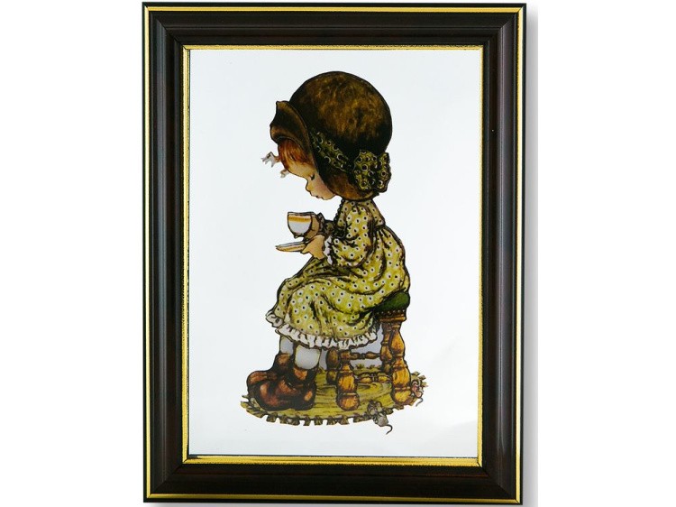 Папертоль «Девочка с чашкой» — картинка 5