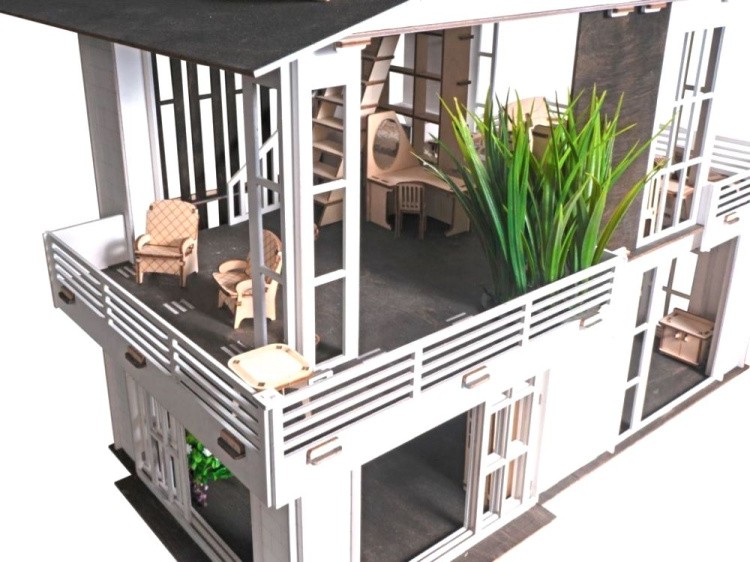 Конструктор деревянный «Кукольный дом», Lemmo — картинка 2