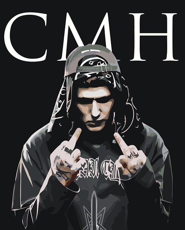 Картина по номерам «CMH: Руслан Crazy Mega Hell 40х50»