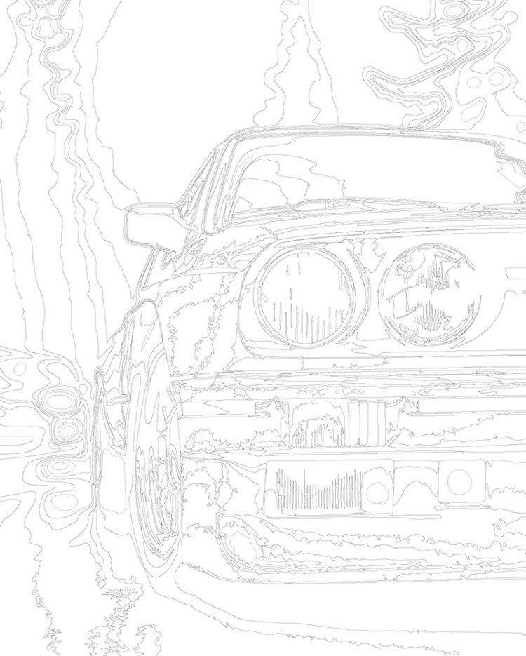 Картина по номерам «Машины: гоночная BMW БМВ М3 е30» — картинка 3