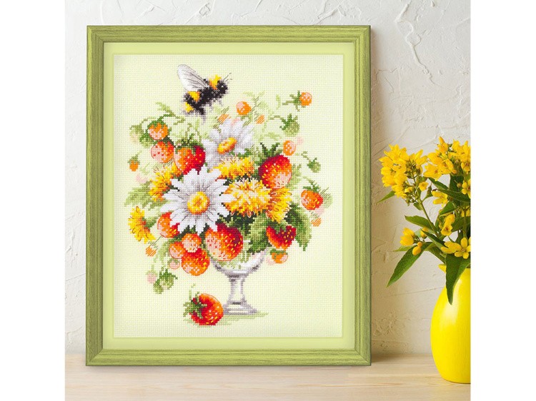 Набор для вышивания «Июльский букетик» — картинка 3