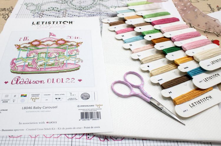 Набор для вышивания «Baby Carousel» — картинка 4