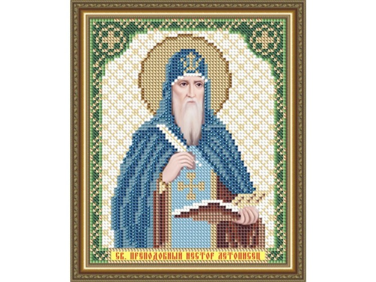 Рисунок на ткани «Святой Преподобный Нестор Летописец Невский»
