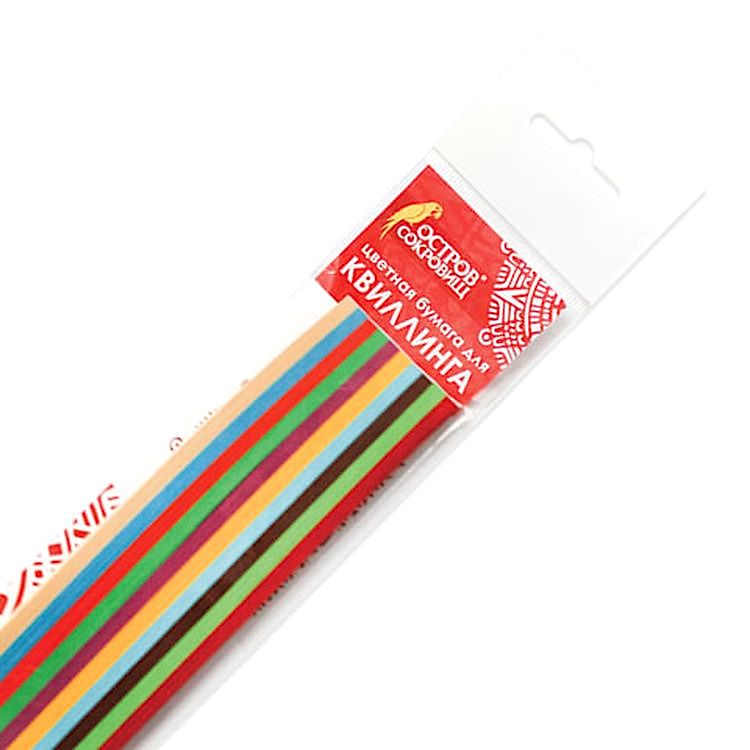 Бумага для квиллинга «Краски лета», 10 цв., 250 полос, 3х300 мм — картинка 3