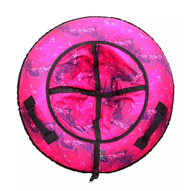 Детская зимняя ватрушка тюбинг для катания 118 см — картинка 4