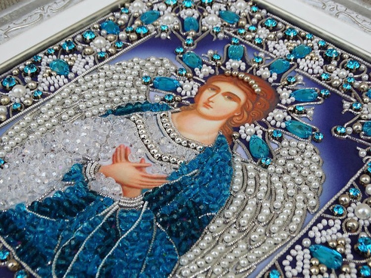 Набор вышивки хрустальными камнями «Ангел Хранитель» — картинка 6