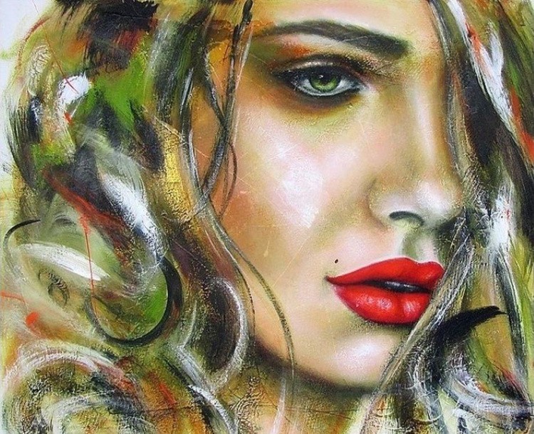 Картина по номерам «Женская красота» — картинка 2