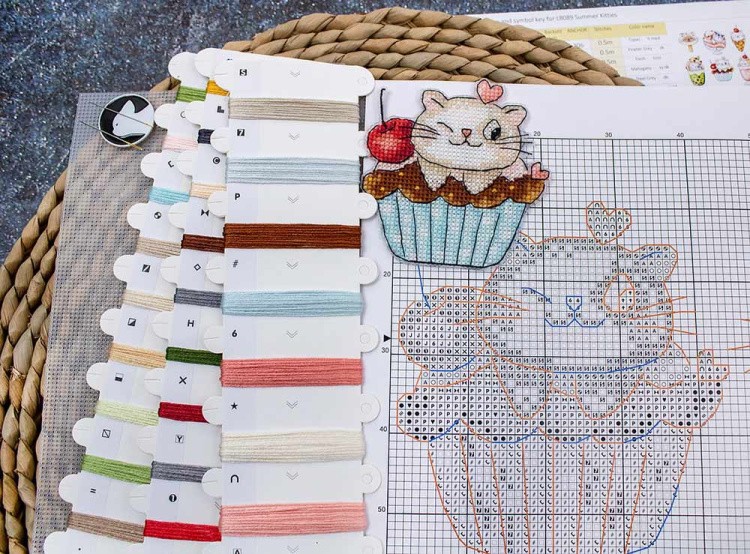 Набор для вышивания «Summer Kitties Kit (Летние котята 6 фигурок)» — картинка 6