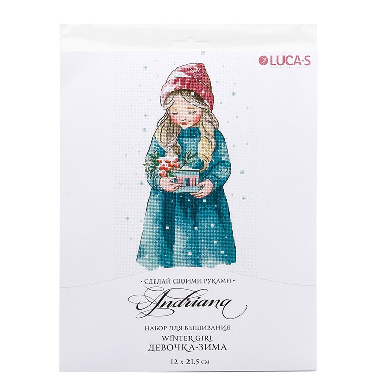 Набор для вышивания «Девочка-Зима» — картинка 4
