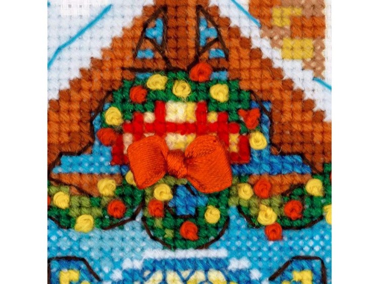 Набор для вышивания «Домик с санями» — картинка 3