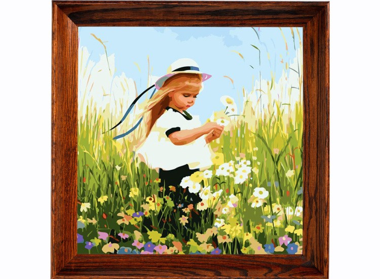 Открытка по номерам «Соберу букет для мамы» — картинка 2