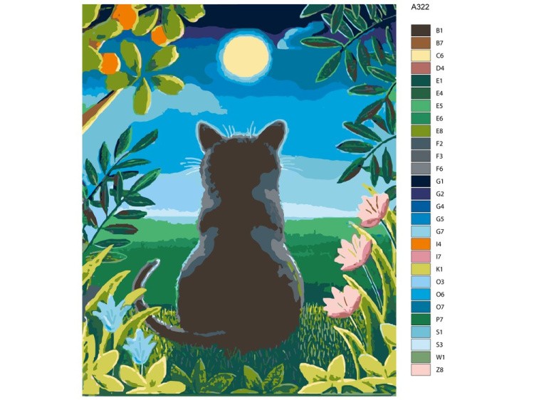 Картина по номерам «Большой светлячок» — картинка 2