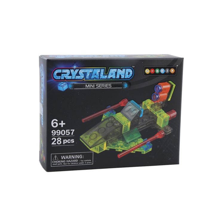 Конструктор CRYSTALAND «Мини Истребитель», 28 деталей — картинка 2