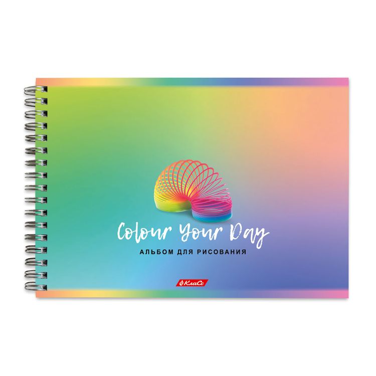 Альбом для рисования «Калейдоскоп цвета», 100 г/м2, A4, на гребне, 4 альбома по 40 л., SVETOCH — картинка 3