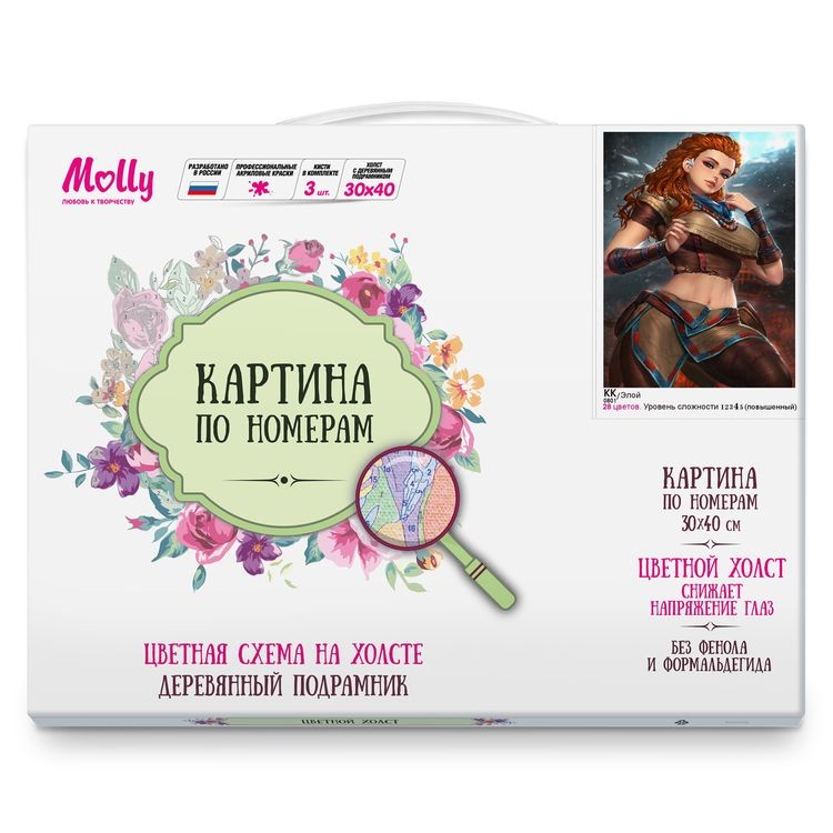 Картина по номерам «Геншин. Элой» — картинка 3