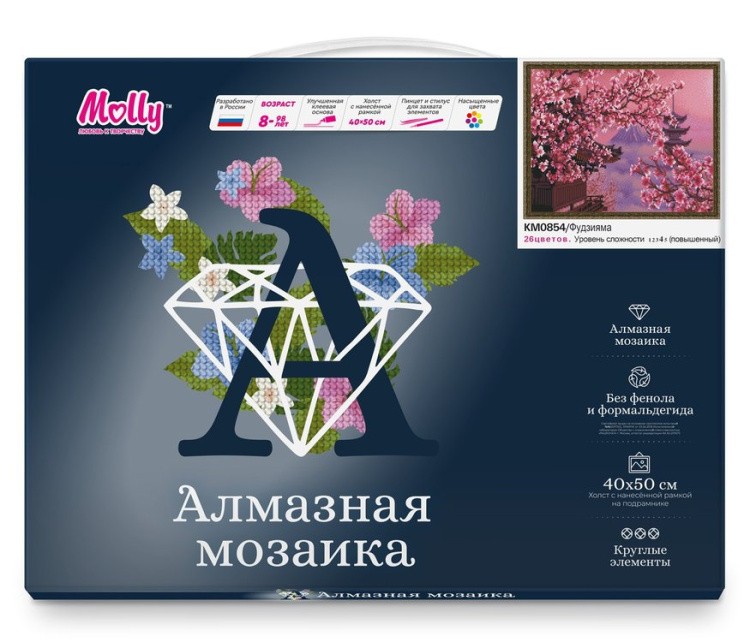 Алмазная вышивка «Фудзияма» — картинка 2