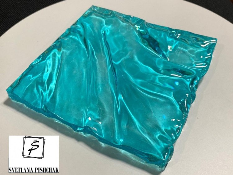 Молд №406 Шелк Silk by svetlanapischakresin (d 15 см), 1 шт., Art Blong — картинка 2