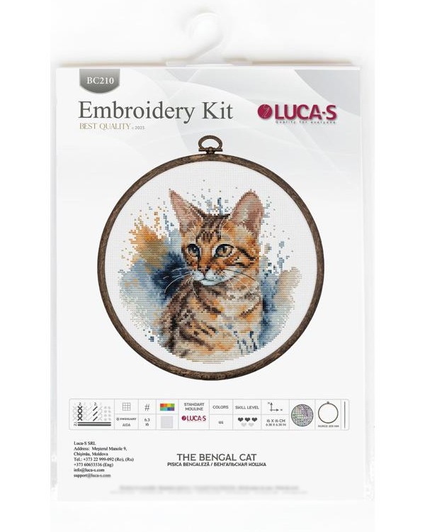 Набор для вышивания «Бенгальская кошка» — картинка 8