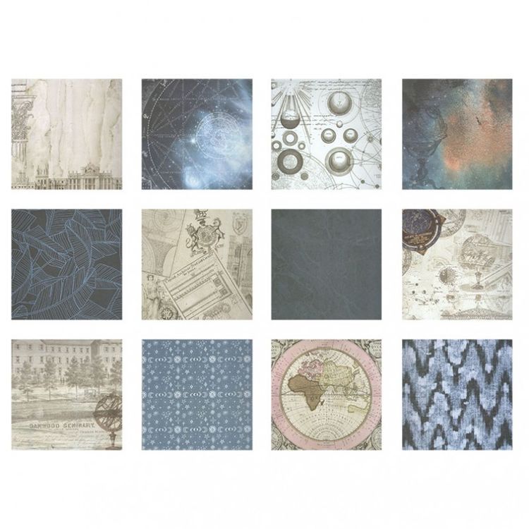 Набор бумаги для скрапбукинга «Теплые сумерки» 30,5x30,5 см — картинка 20