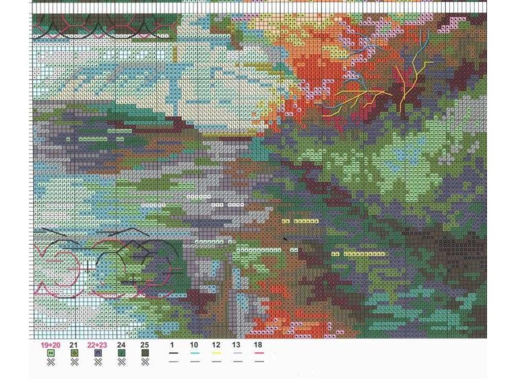 Набор для вышивания «Осенний парк» — картинка 5