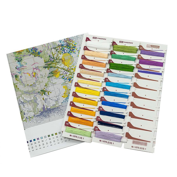 Набор для вышивания «Акварельные пионы» — картинка 3