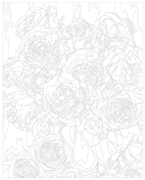 Картина по номерам «Цветы: Нежные розы в кувшине» — картинка 3