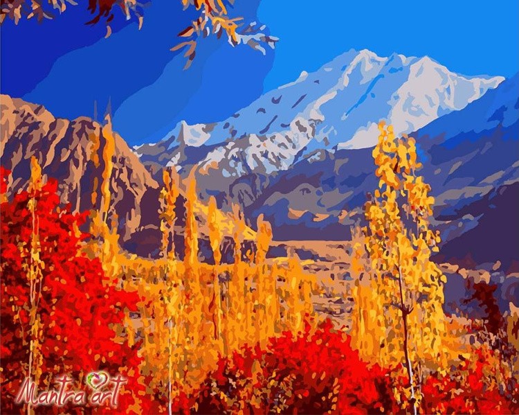 Картина по номерам «Гималаи»