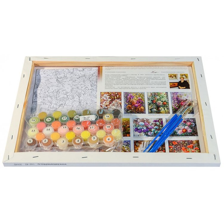 Картина по номерам «Таинственный мир лотоса» — картинка 3