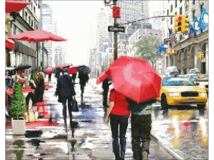 Алмазная вышивка «Нью-Йорк» — картинка 2