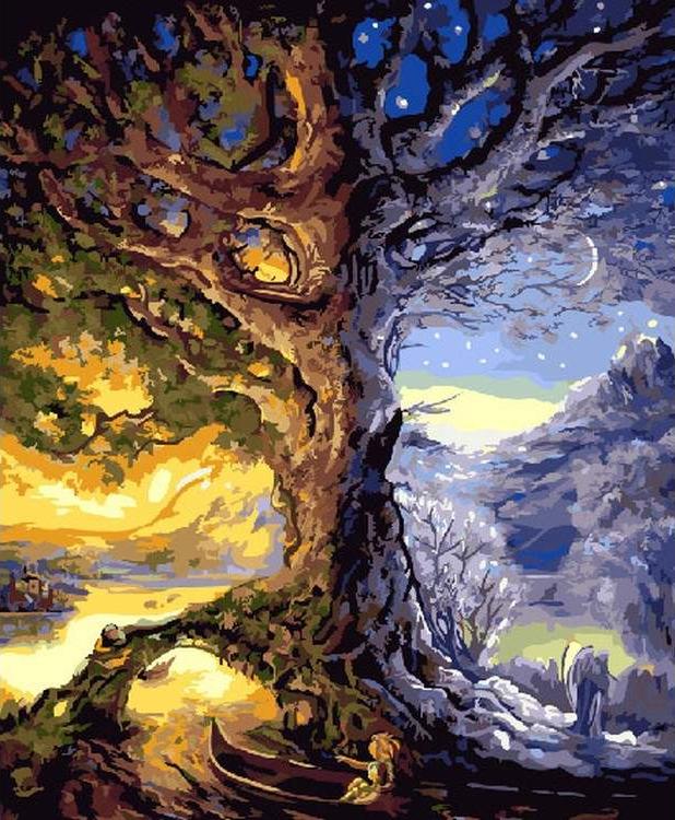 Картина по номерам «Дерево жизни»