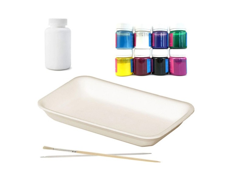 Набор для эбру «Модерн», 8 цветов, Mimi — картинка 5