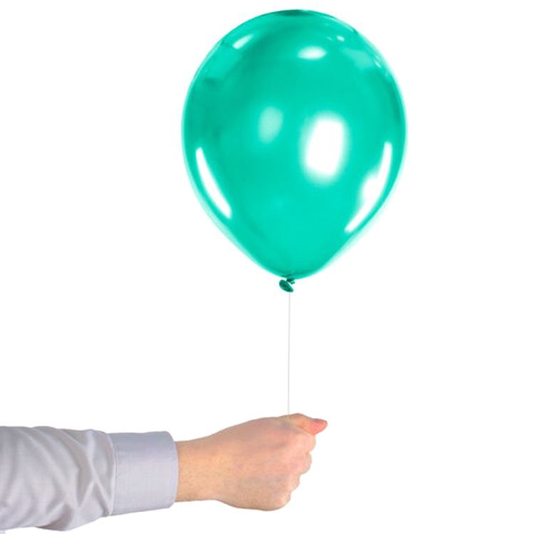 Шары воздушные, 12&quot; (30 см), комплект 10 шт., металлик, ассорти 5 цветов — картинка 5