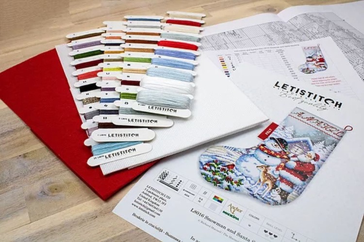 Набор для вышивания «Christmas Tigers Toys kit» — картинка 7