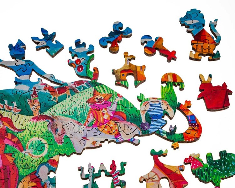 Деревянные пазлы DAVICI «Цирк, цирк!» — картинка 6