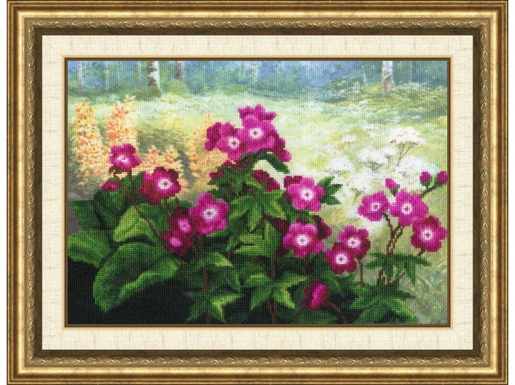 Набор для вышивания «Лесные фиалки» — картинка 2