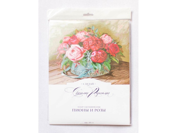 Набор для вышивания «Пионы и розы» — картинка 3