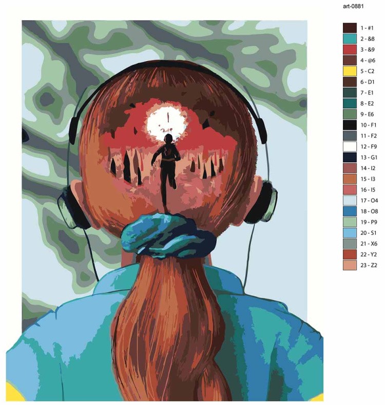 Картина по номерам ОСД Очень странные дела — картинка 2